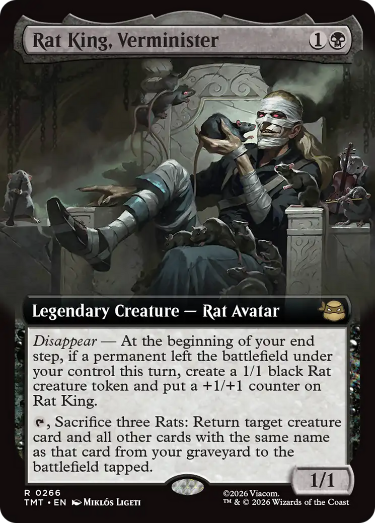 Rat King, Verminister (Extended Art) [Teenage Mutant Ninja Turtles] | Tabernacle Games