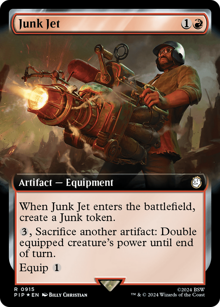 Junk Jet (Extended Art) (Surge Foil) [Fallout] | Tabernacle Games