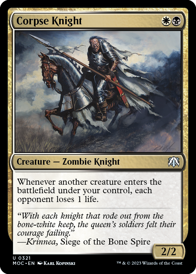 Corpse Knight [March of the Machine Commander] | Tabernacle Games