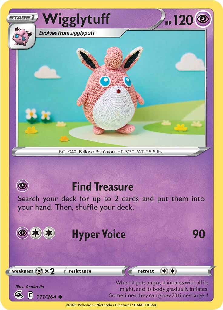 Wigglytuff (111/264) [Sword & Shield: Fusion Strike] | Tabernacle Games