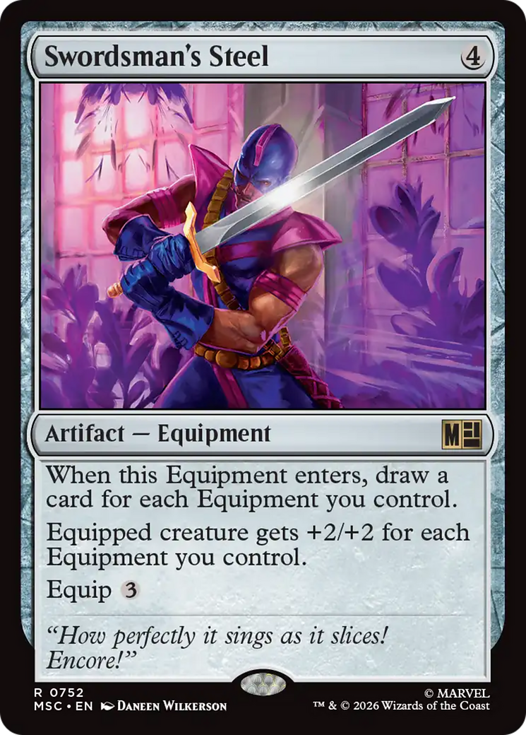Swordsman's Steel [Marvel Super Heroes Commander] | Tabernacle Games