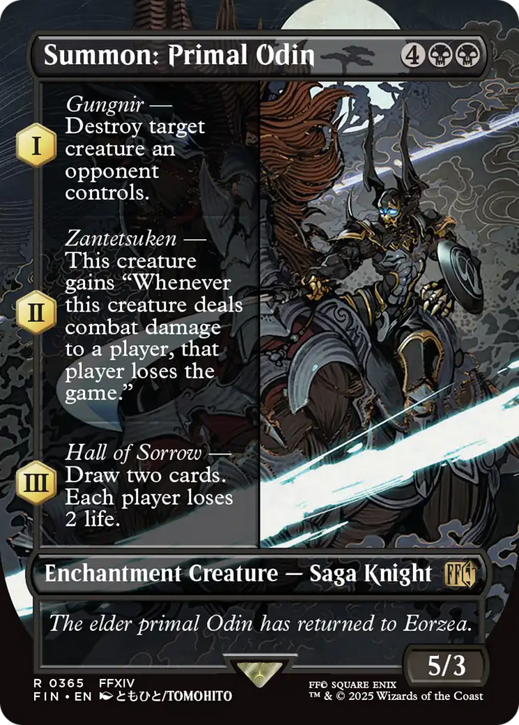 Summon: Primal Odin (Borderless) [FINAL FANTASY] | Tabernacle Games