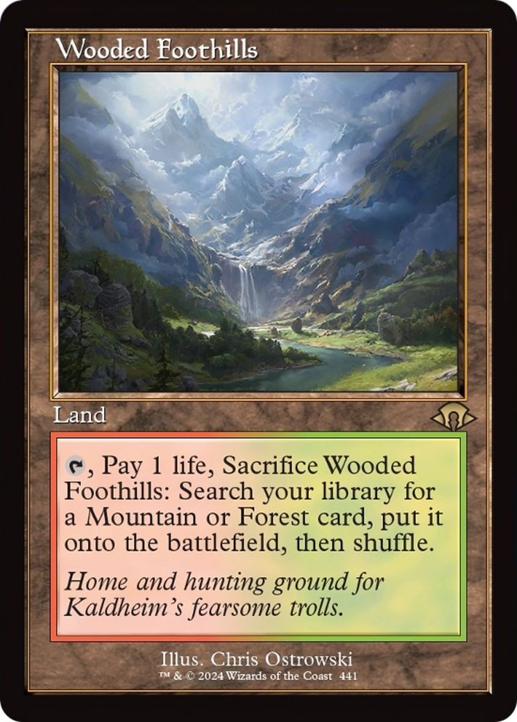 Wooded Foothills (Retro) [Modern Horizons 3] | Tabernacle Games