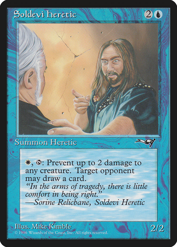 Soldevi Heretic (Pointing) [Alliances] | Tabernacle Games