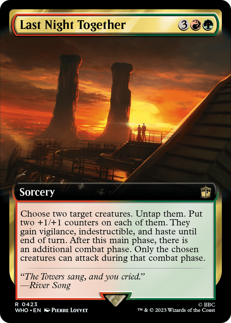 Last Night Together (Extended Art) [Doctor Who] | Tabernacle Games