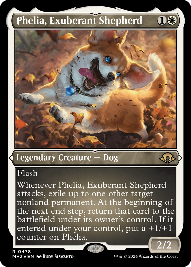 Phelia, Exuberant Shepherd (Foil Etched) [Modern Horizons 3] | Tabernacle Games