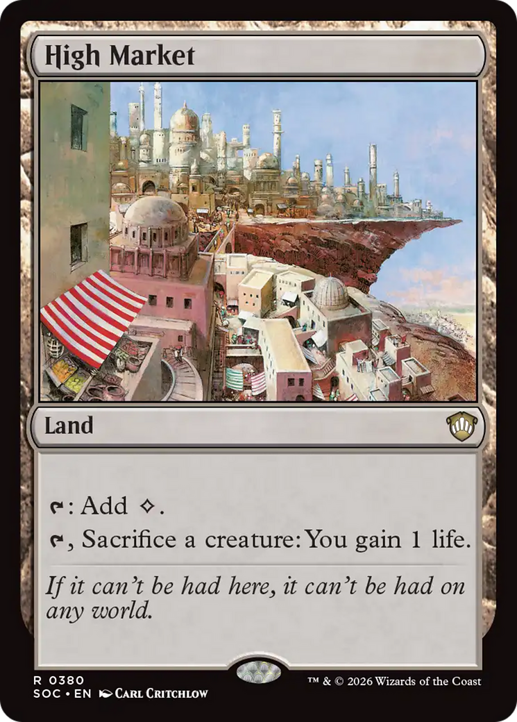 High Market [Secrets of Strixhaven Commander] | Tabernacle Games