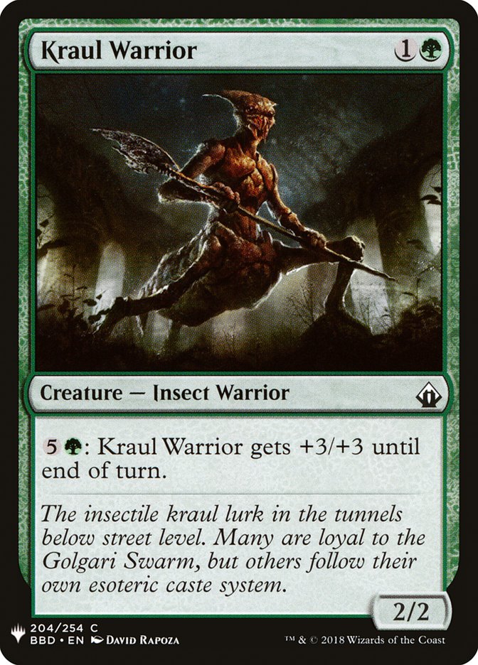 Kraul Warrior [Mystery Booster] | Tabernacle Games