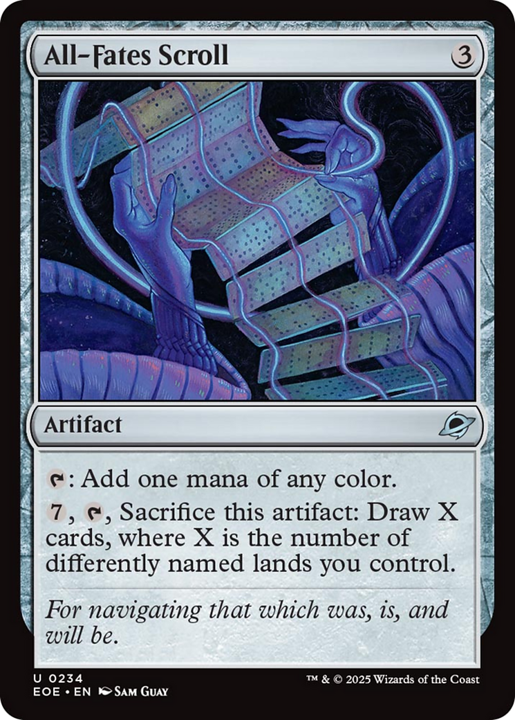 All-Fates Scroll [Edge of Eternities] | Tabernacle Games