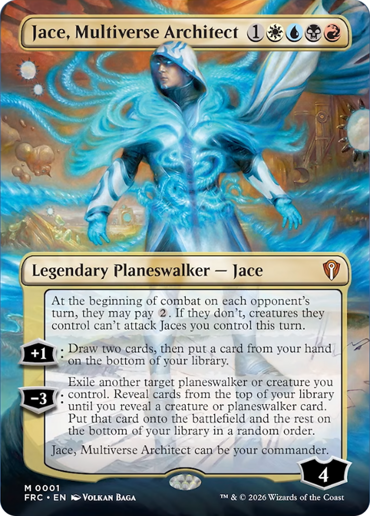 Jace, Multiverse Architect (Borderless) [Reality Fracture Commander] | Tabernacle Games