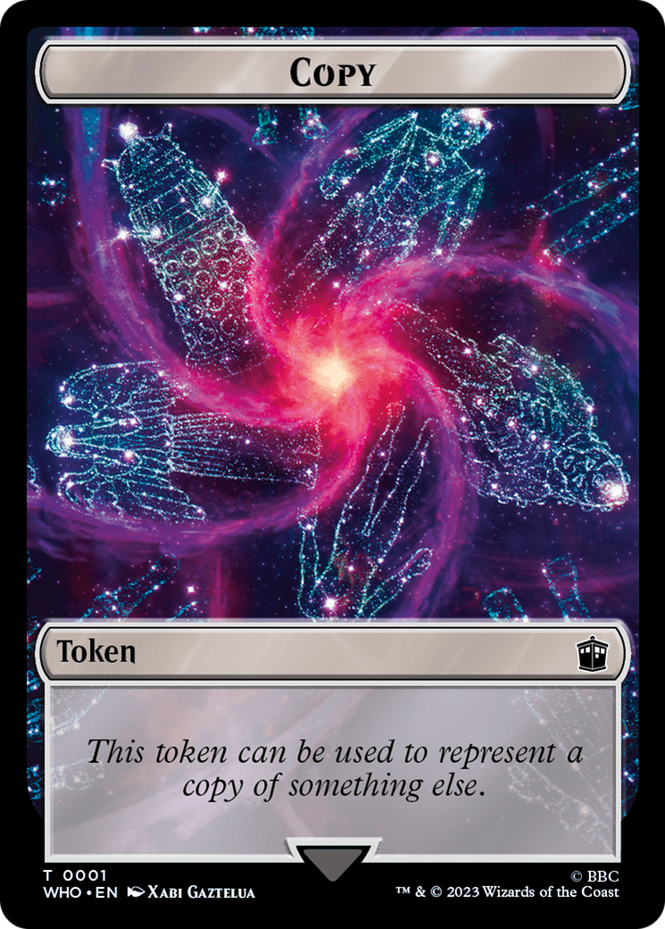Copy // Clue (0023) Double-Sided Token [Doctor Who Tokens] | Tabernacle Games