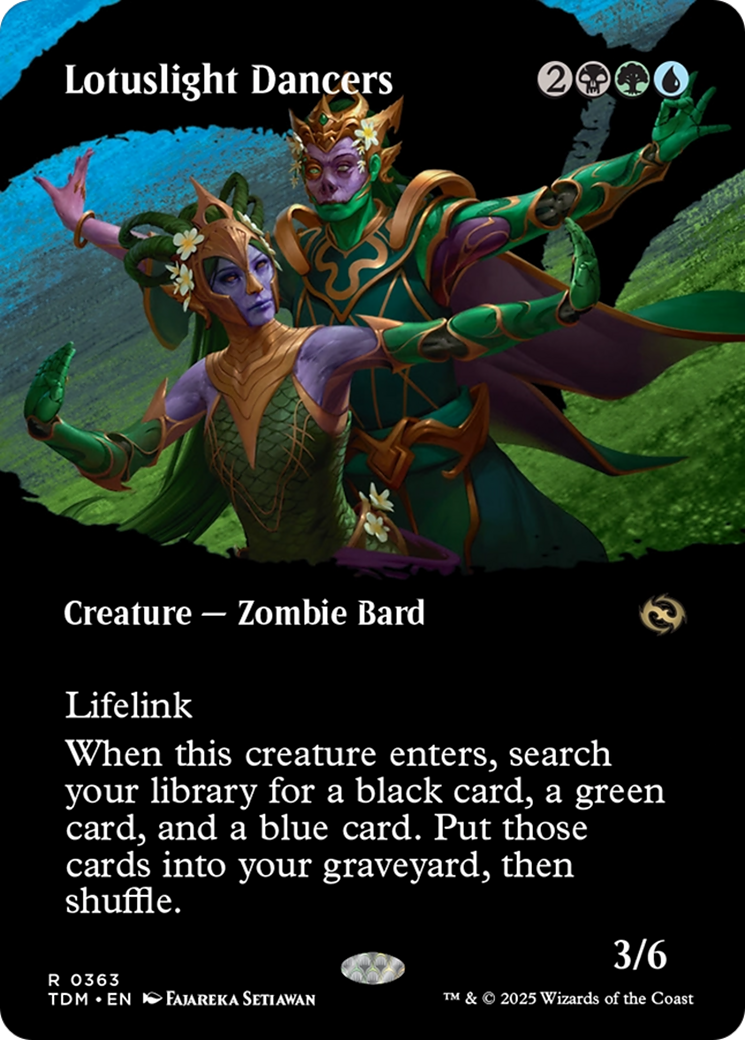 Lotuslight Dancers (Borderless) [Tarkir: Dragonstorm] | Tabernacle Games
