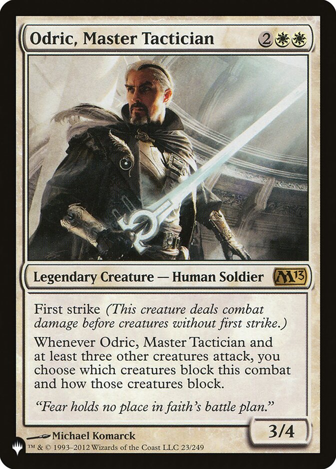 Odric, Master Tactician [The List] | Tabernacle Games