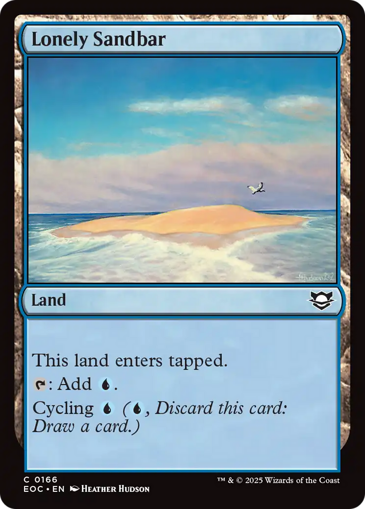 Lonely Sandbar [Edge of Eternities Commander] | Tabernacle Games