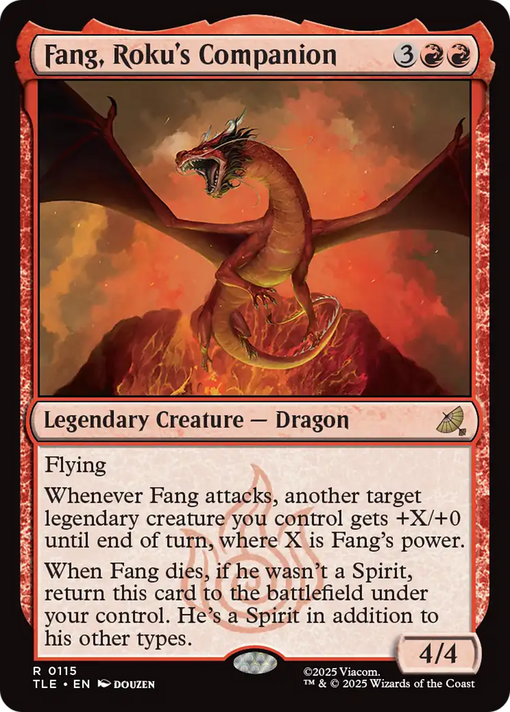 Fang, Roku's Companion [Avatar: The Last Airbender: Eternal-Legal] | Tabernacle Games