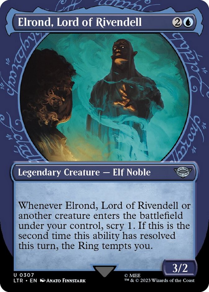 Elrond, Lord of Rivendell (Showcase Ring Frame) [The Lord of the Rings: Tales of Middle-Earth] | Tabernacle Games