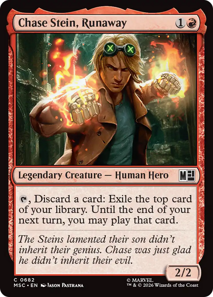 Chase Stein, Runaway [Marvel Super Heroes Commander] | Tabernacle Games
