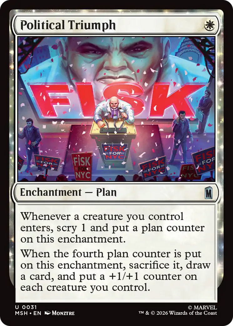 Political Triumph [Marvel Super Heroes] | Tabernacle Games