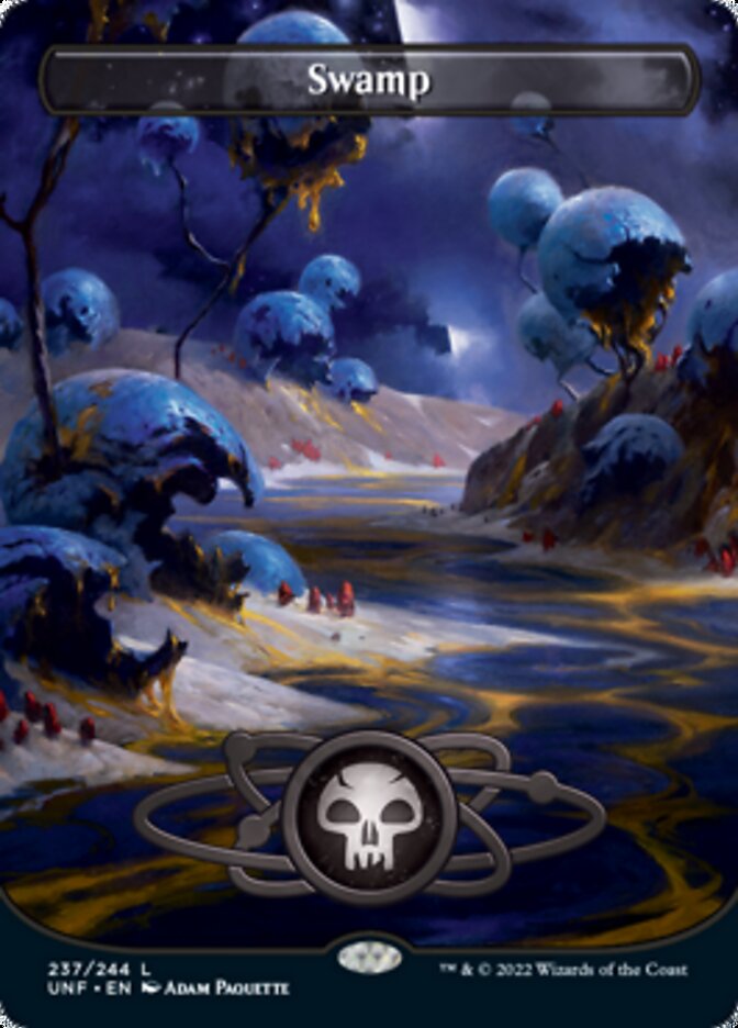 Swamp (237) (Planetary Space-ic Land) [Unfinity] | Tabernacle Games