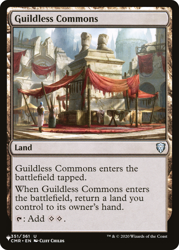 Guildless Commons [The List] | Tabernacle Games