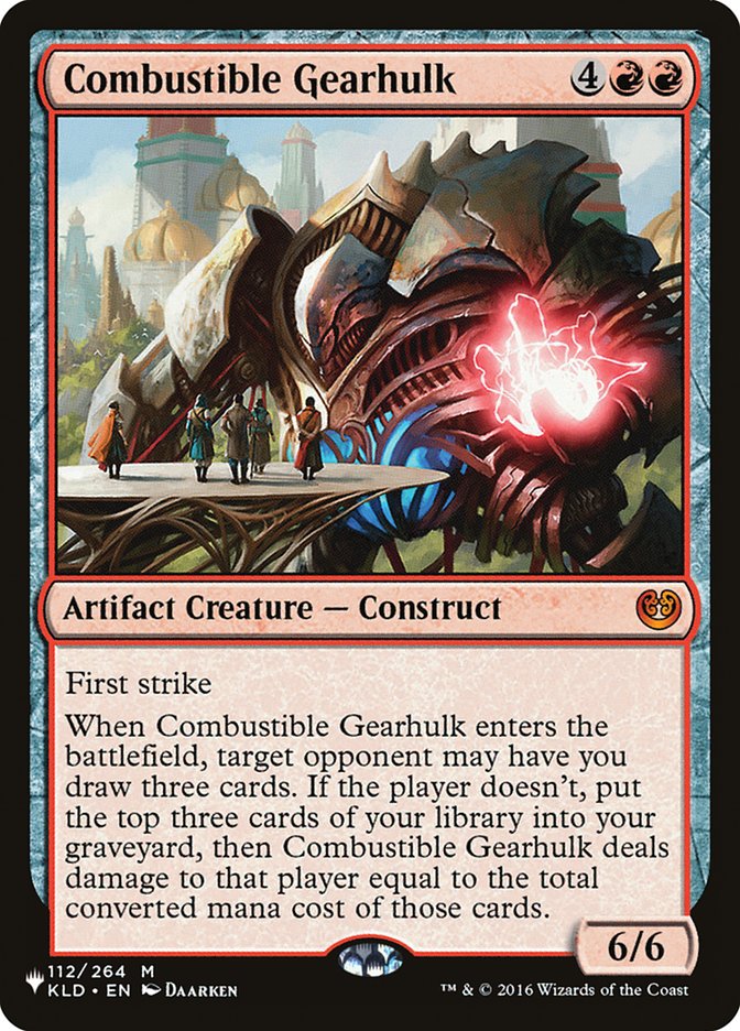 Combustible Gearhulk [The List] | Tabernacle Games