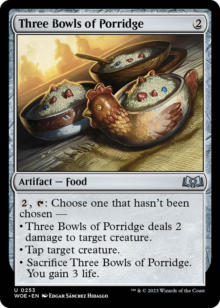 Three Bowls of Porridge [Wilds of Eldraine] | Tabernacle Games