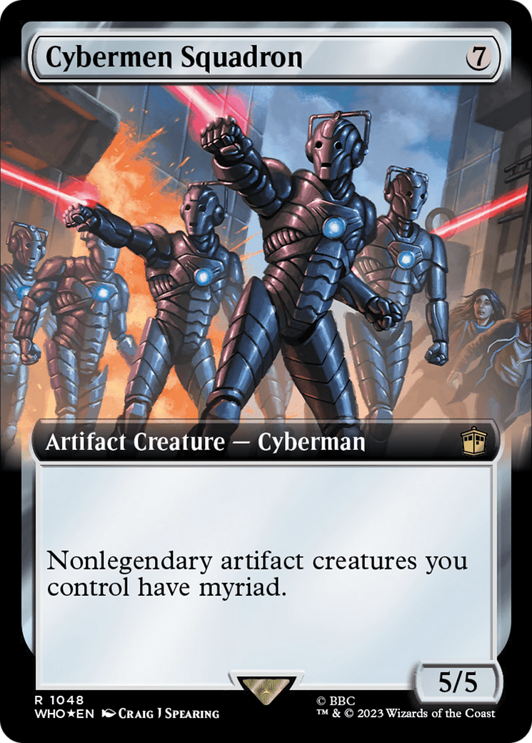 Cybermen Squadron (Extended Art) (Surge Foil) [Doctor Who] | Tabernacle Games