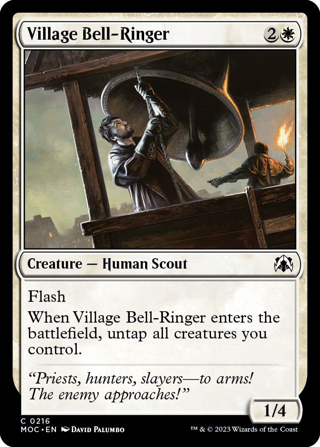 Village Bell-Ringer [March of the Machine Commander] | Tabernacle Games