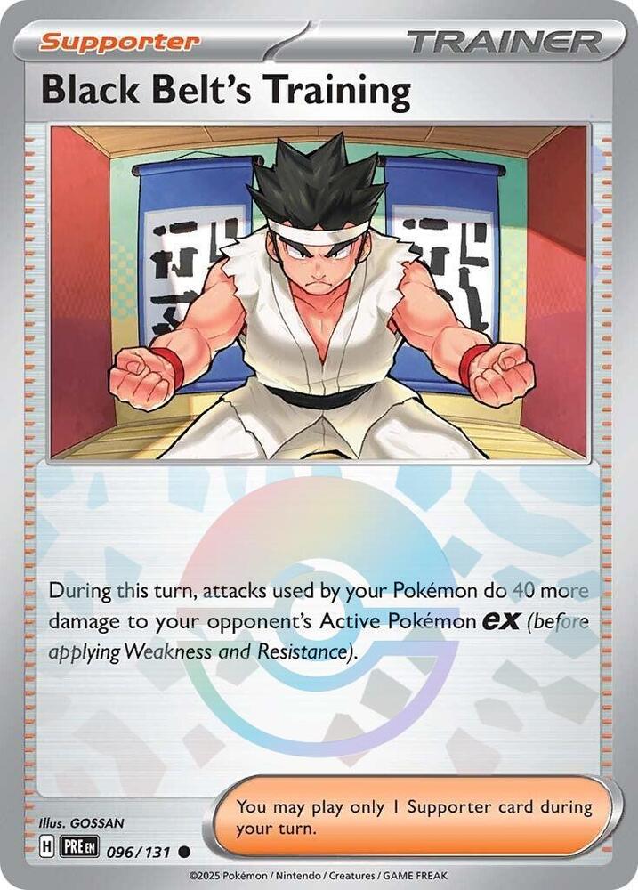 Black Belt's Training (096/131) (Poke Ball Pattern) [Scarlet & Violet: Prismatic Evolutions] | Tabernacle Games