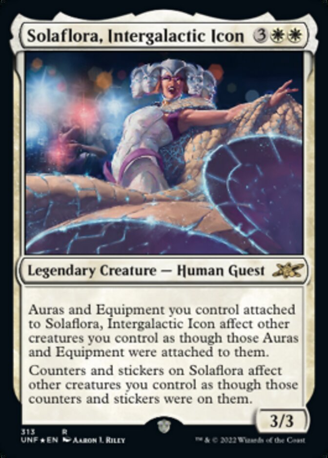 Solaflora, Intergalactic Icon (Galaxy Foil) [Unfinity] | Tabernacle Games