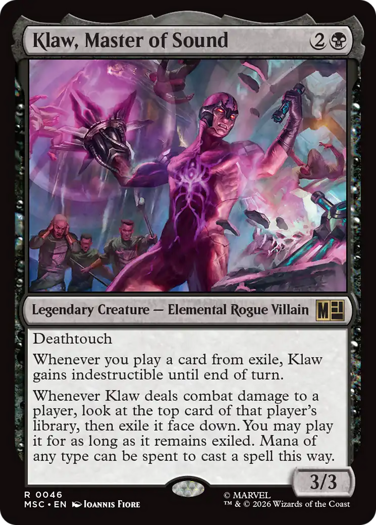 Klaw, Master of Sound [Marvel Super Heroes Commander] | Tabernacle Games