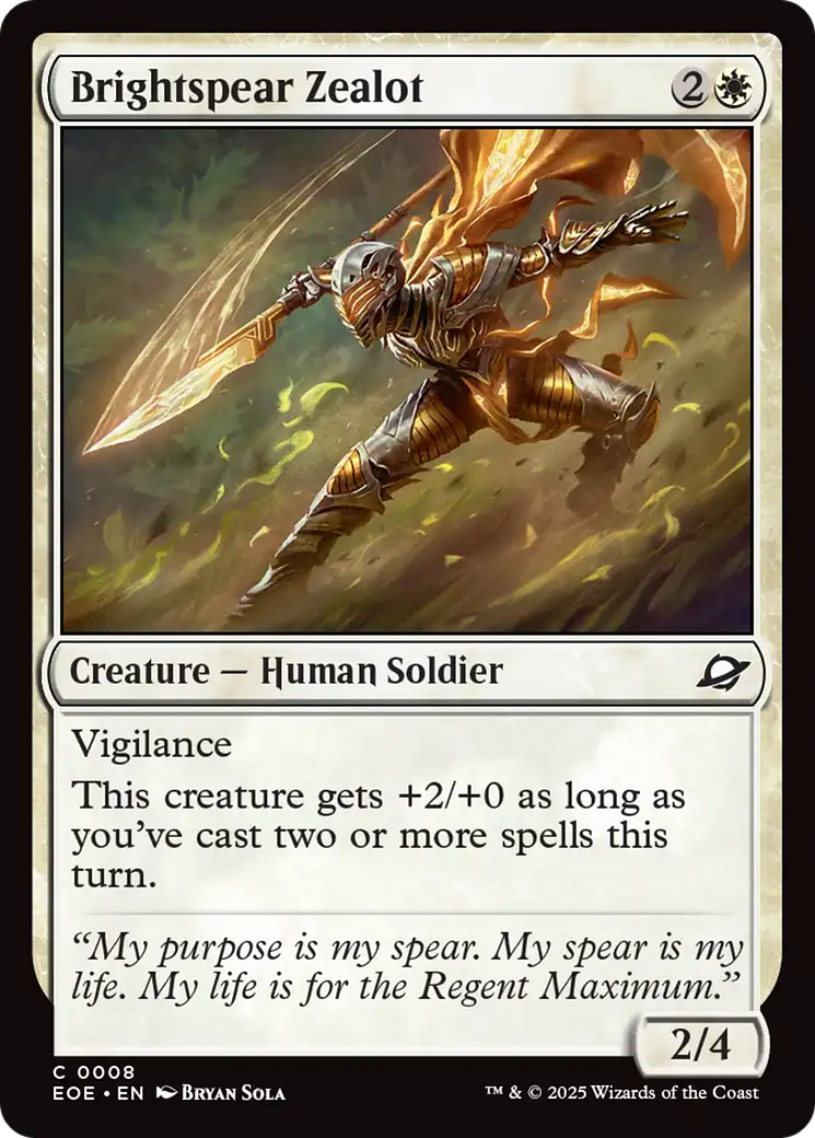 Brightspear Zealot [Edge of Eternities] | Tabernacle Games