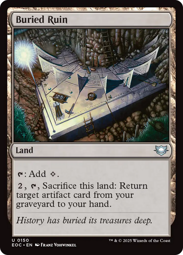 Buried Ruin [Edge of Eternities Commander] | Tabernacle Games