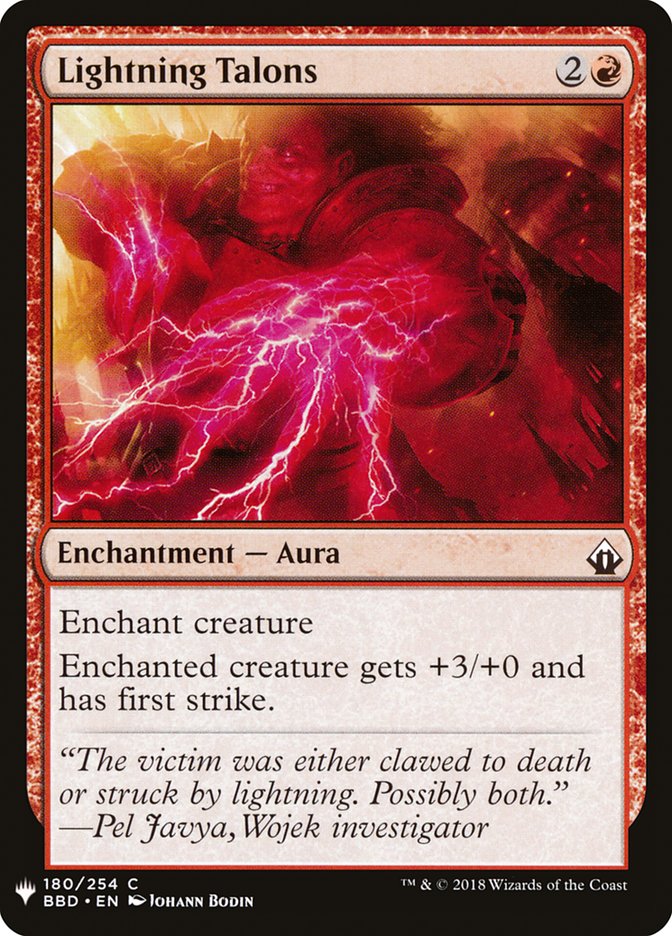Lightning Talons [Mystery Booster] | Tabernacle Games