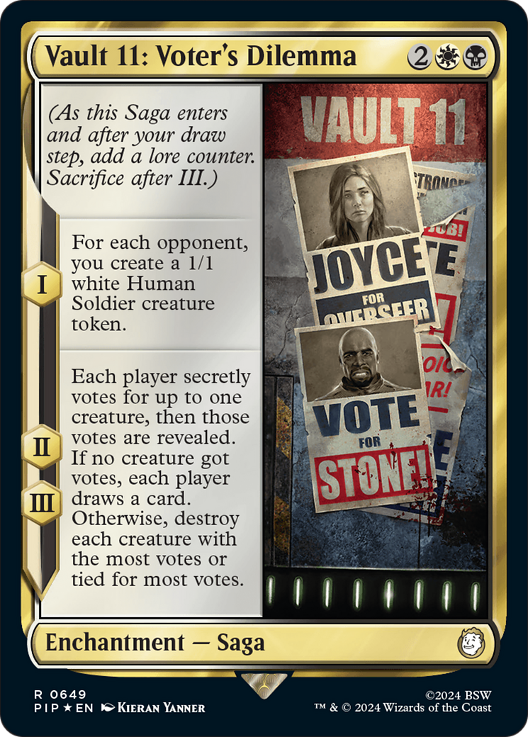 Vault 11: Voter's Dilemna (Surge Foil) [Fallout] | Tabernacle Games