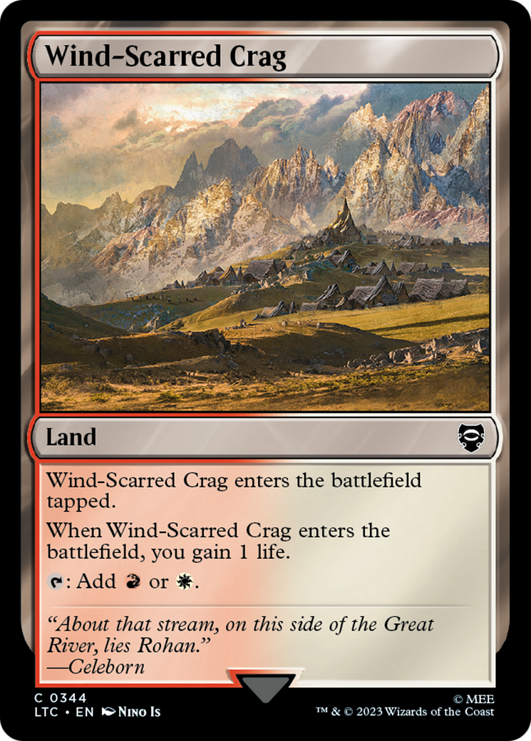 Wind-Scarred Crag [The Lord of the Rings: Tales of Middle-Earth Commander] | Tabernacle Games