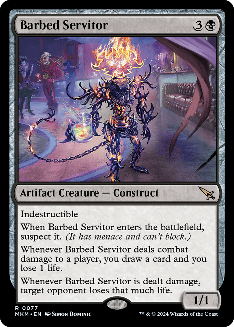 Barbed Servitor [Murders at Karlov Manor] | Tabernacle Games