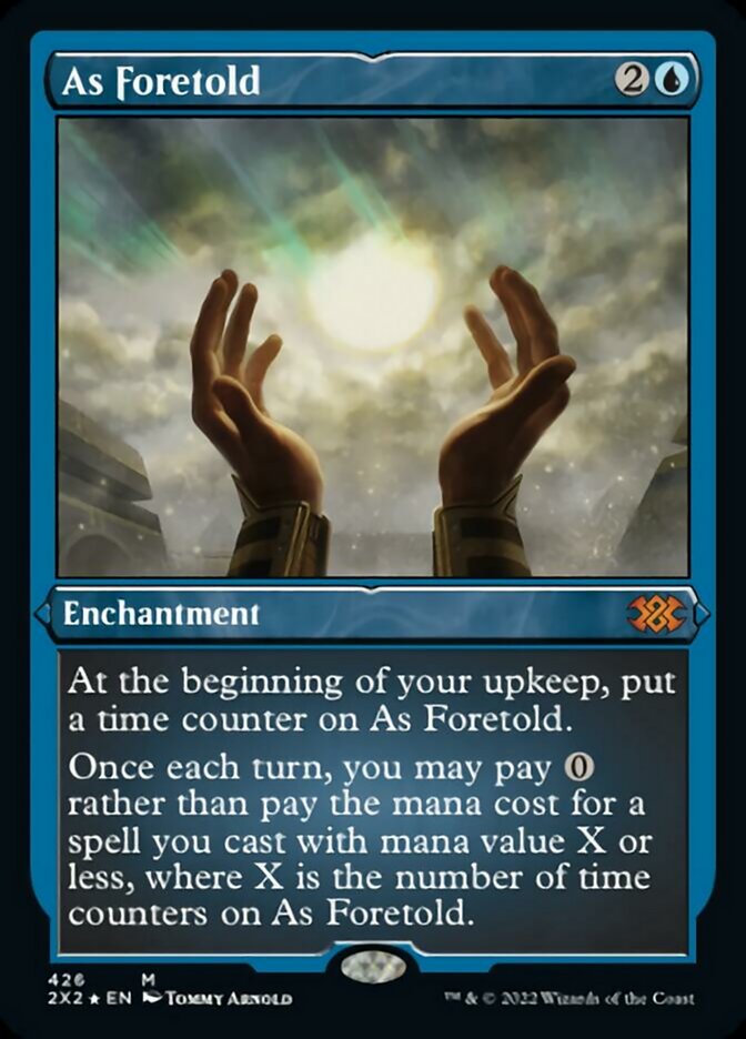 As Foretold (Foil Etched) [Double Masters 2022] | Tabernacle Games