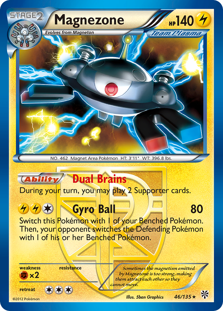 Magnezone (46/135) [Black & White: Plasma Storm] | Tabernacle Games