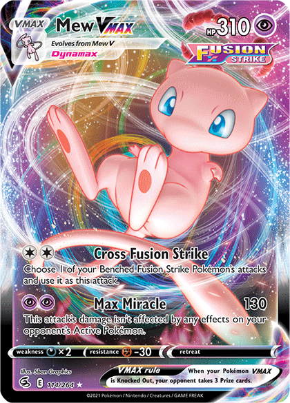 Mew VMAX (114/264) [Sword & Shield: Fusion Strike] | Tabernacle Games