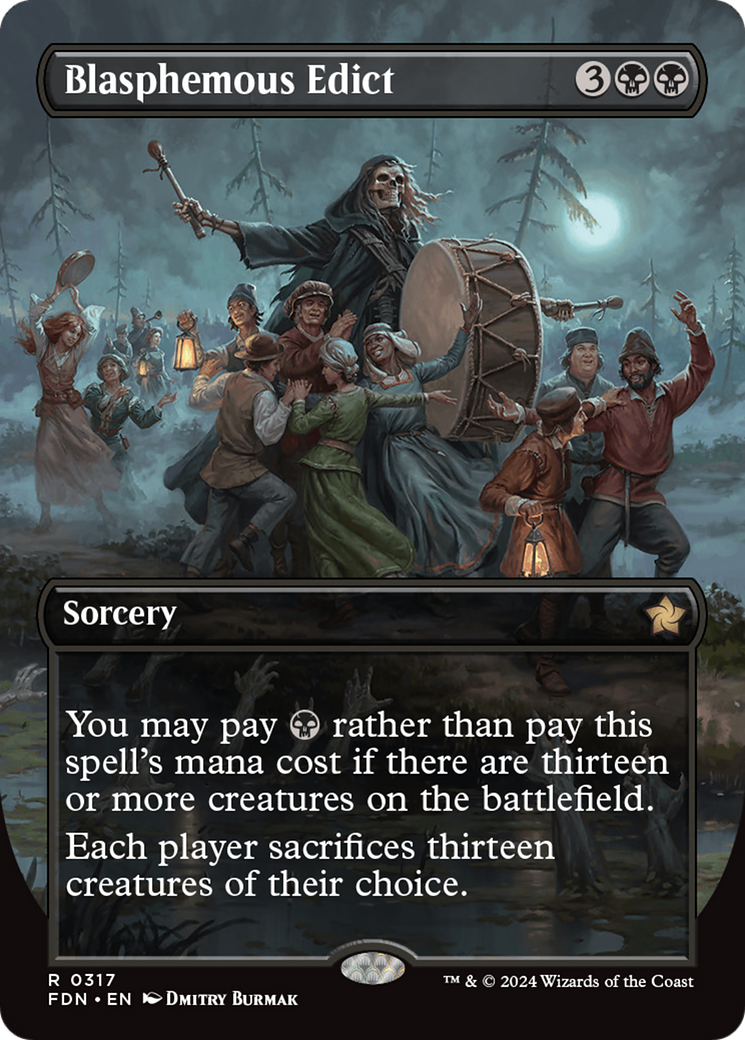 Blasphemous Edict (Borderless) [Foundations] | Tabernacle Games