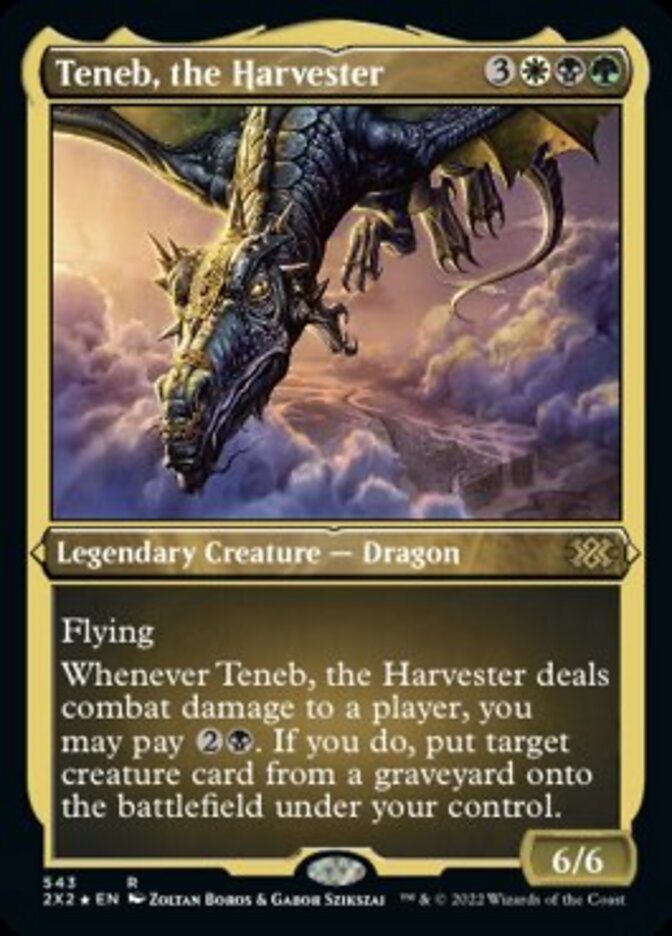 Teneb, the Harvester (Foil Etched) [Double Masters 2022] | Tabernacle Games