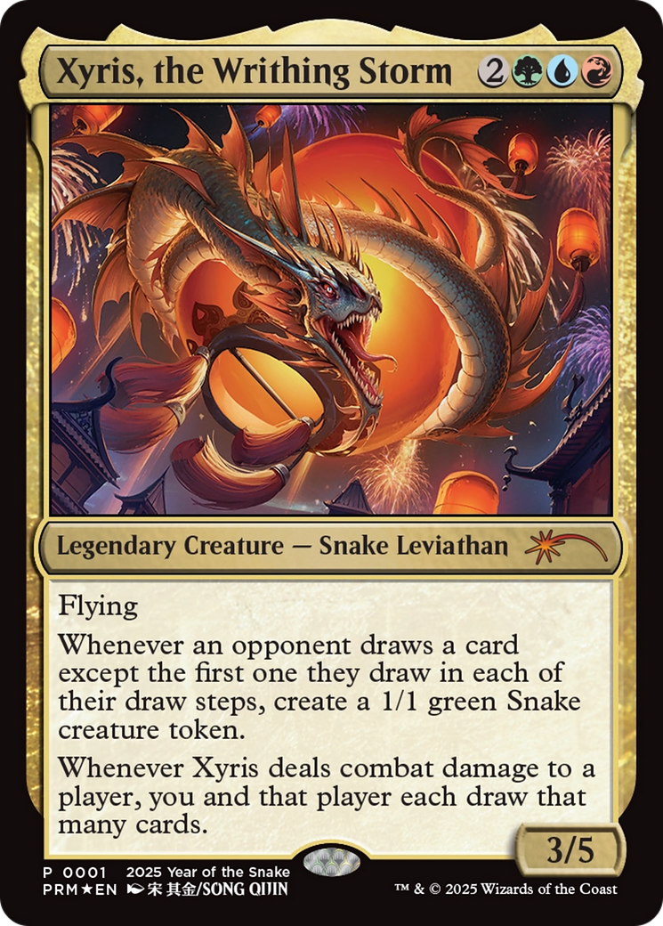 Xyris, the Writhing Storm (Year of the Snake 2025) [Standard Showdown Promos] | Tabernacle Games