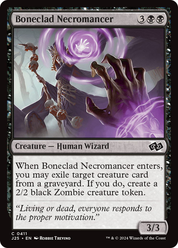 Boneclad Necromancer [Foundations Jumpstart] | Tabernacle Games