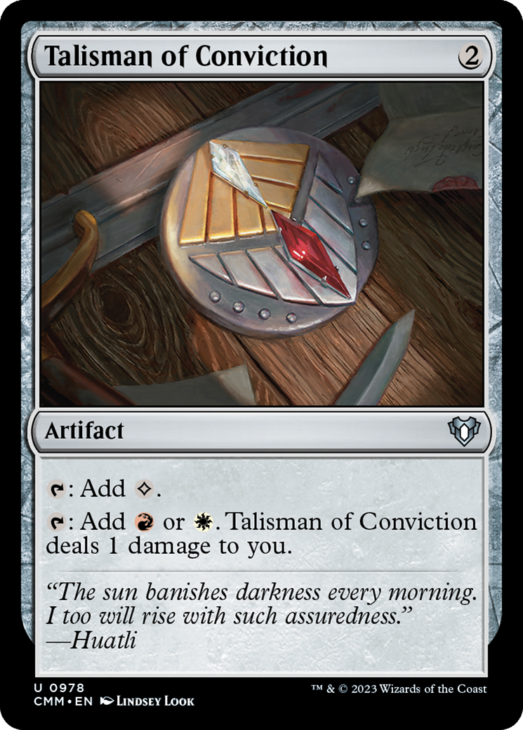 Talisman of Conviction [Commander Masters] | Tabernacle Games