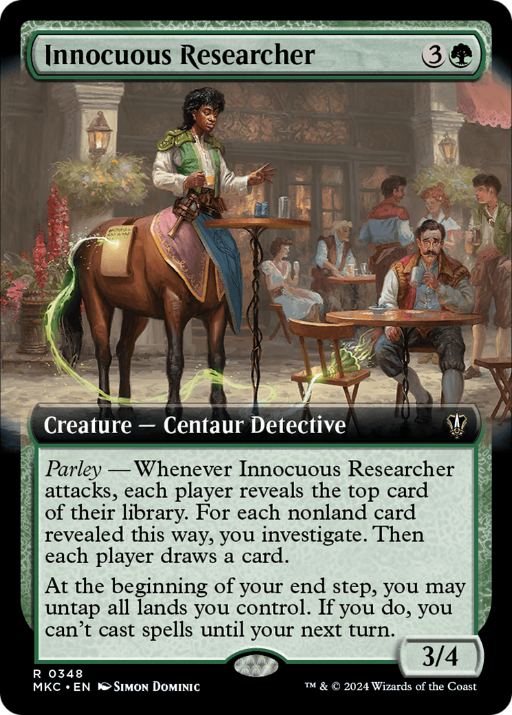 Innocuous Researcher (Extended Art) [Murders at Karlov Manor Commander] | Tabernacle Games