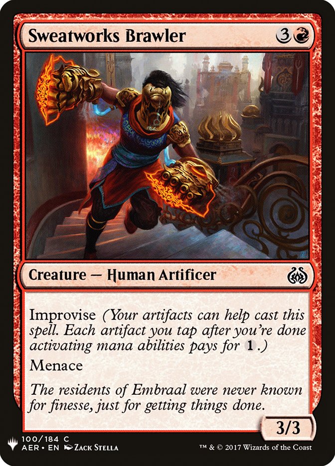 Sweatworks Brawler [Mystery Booster] | Tabernacle Games
