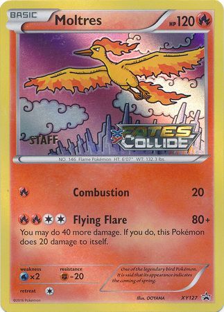 Moltres (XY127) (Staff) [XY: Black Star Promos] | Tabernacle Games