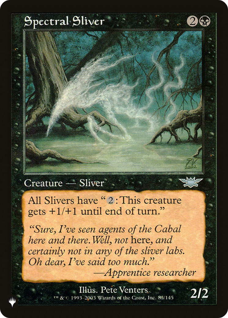 Spectral Sliver [The List Reprints] | Tabernacle Games