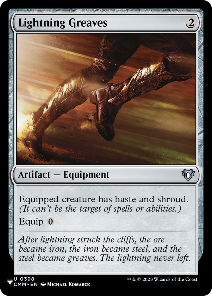 Lightning Greaves (CMM) [The List] | Tabernacle Games